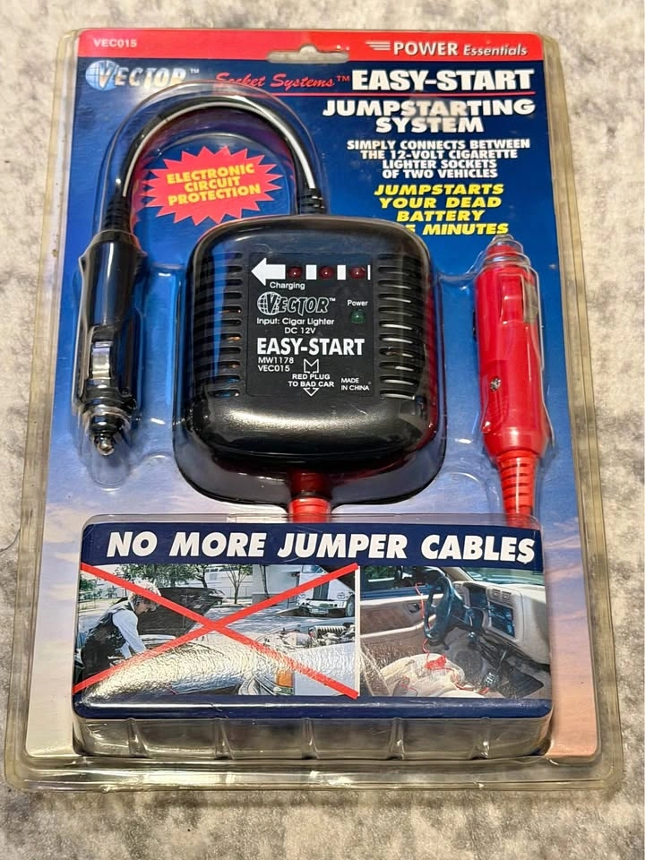 Vector Jump Start System #VEC015 No More Jumper Cables