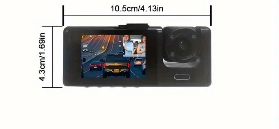 Full HD 1080P Dual Dash Cam with Inside Camera & Optional 32GB - photo 4