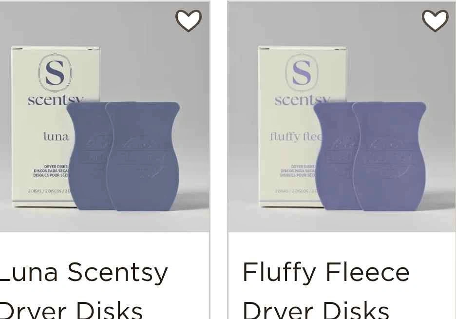 Scentsy Dryer Disks - Multiple Scents Available