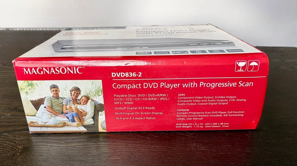 Magnasonic DVD Player w/ Remote + Box – Works Great - photo 5