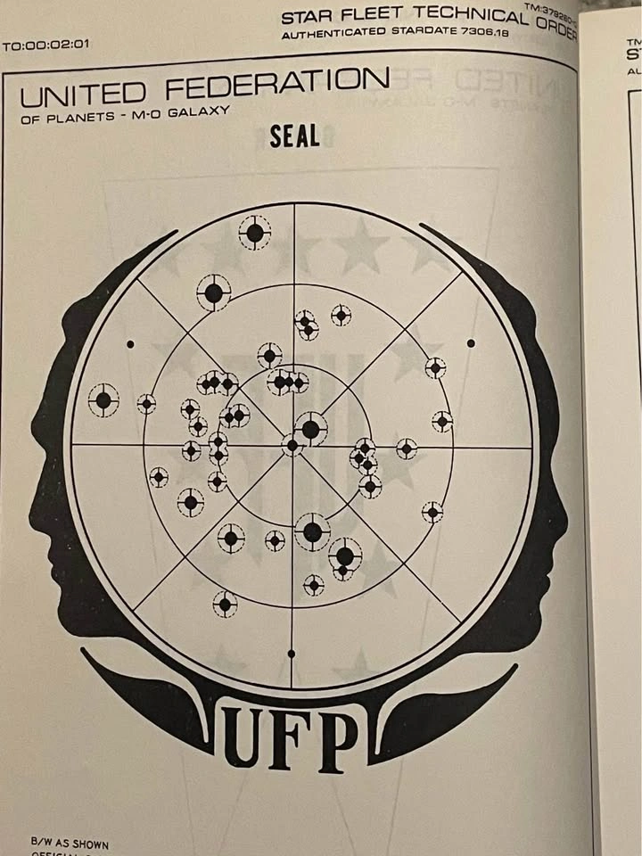 Vintage 1975 Star Trek Star Fleet Technical Manual 1st Edition - photo 4