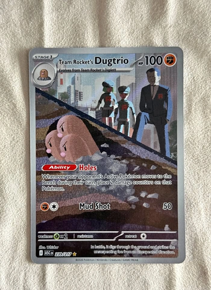 Team Rocket's Dugtrio #239 Ascended Heroes