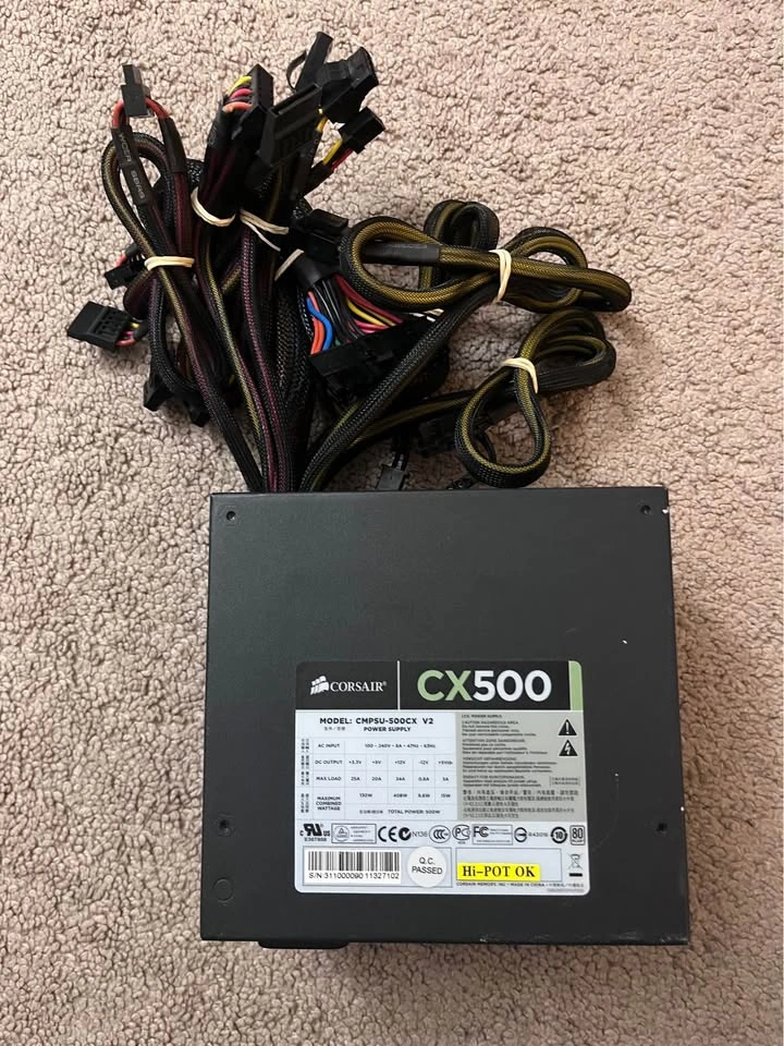 Corsair CX500 (watts) - photo 2