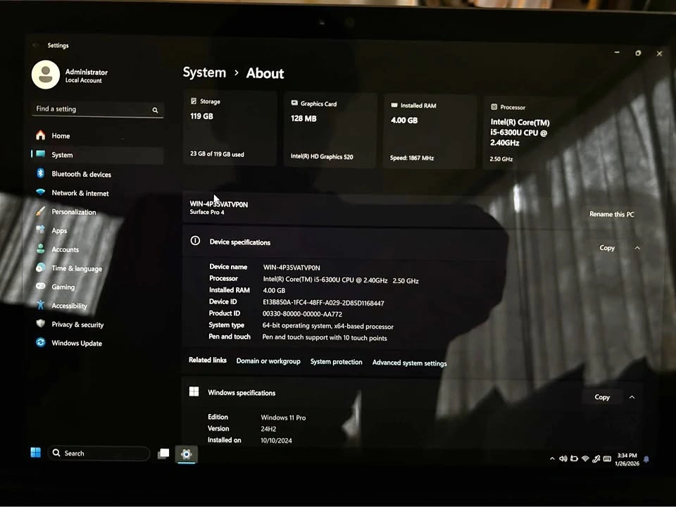 Surface Pro 4