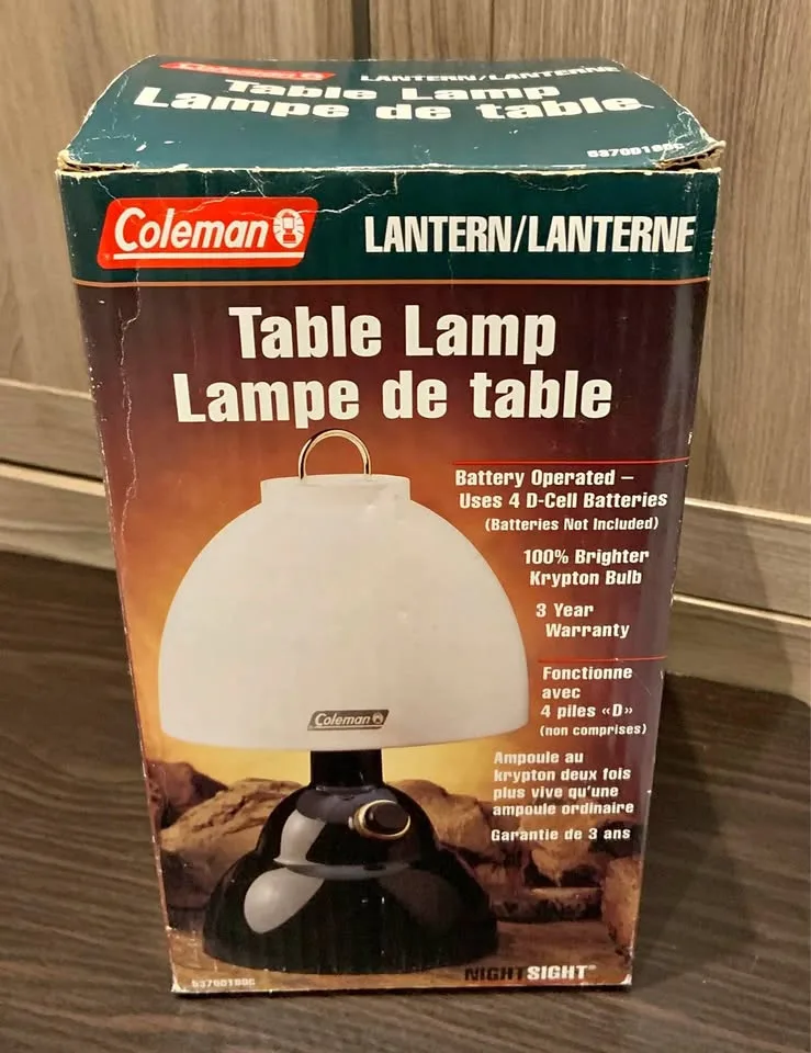 Vintage Coleman Table Lamp Lightweight thumbnail