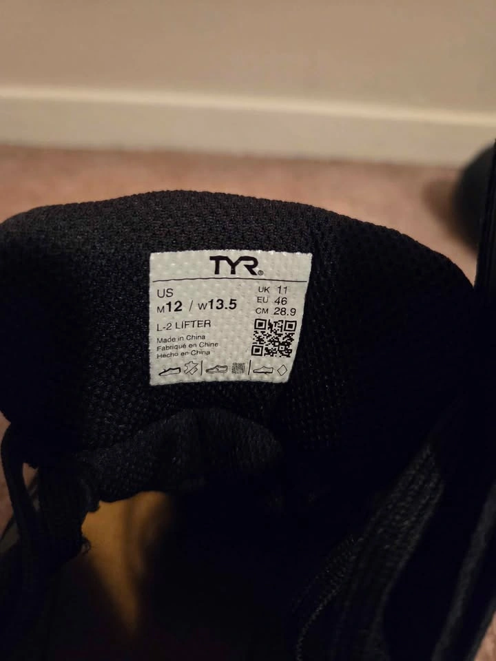 TYR L2 Size 12 Weightlifting Shoes - photo 2