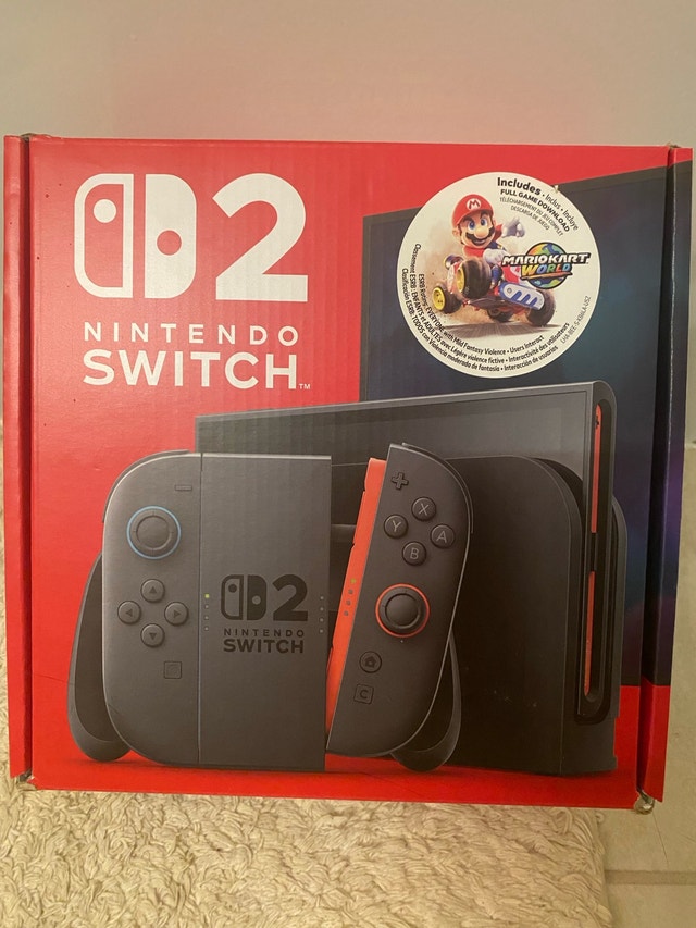 UNOPENED Nintendo Switch 2 Mario Kart Bundle + Pro Controller - photo 3