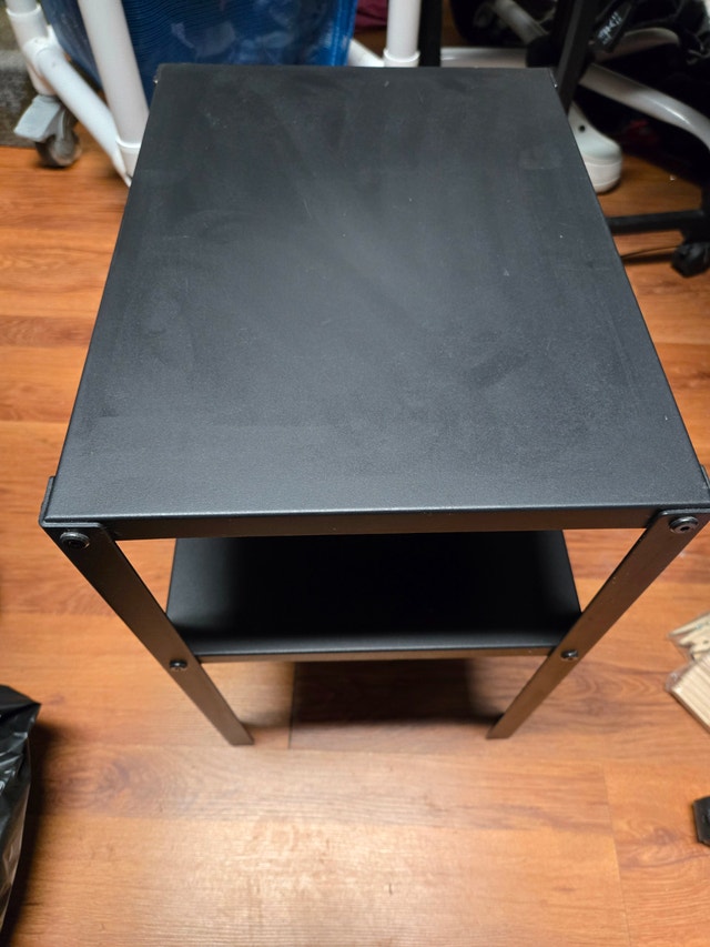 IKEA Side Table Compact Steel Frame Nightstand - photo 2