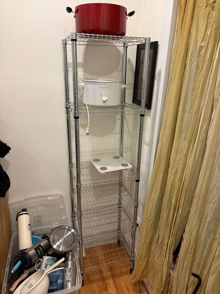 Chrome Wire Shelving Unit 5-Tier - photo 2
