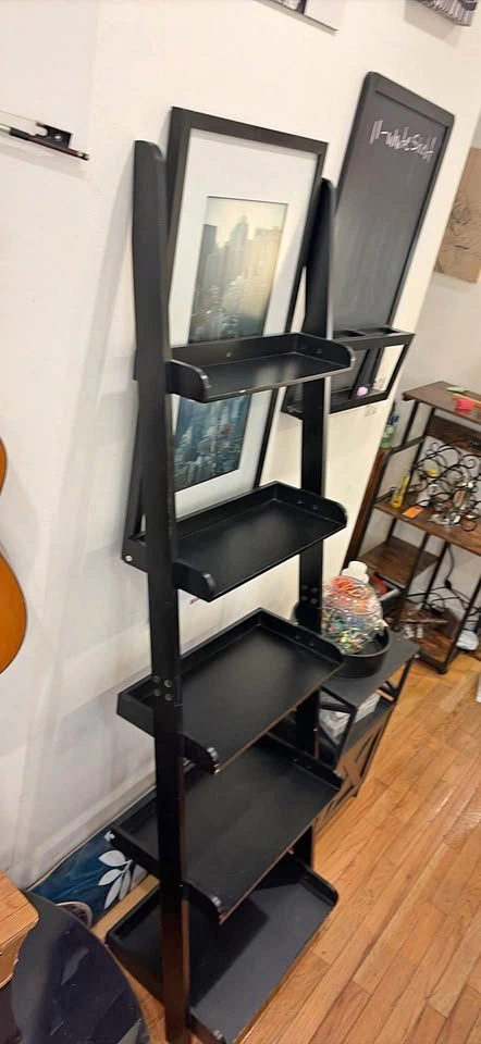 Black Wooden Book Shelf