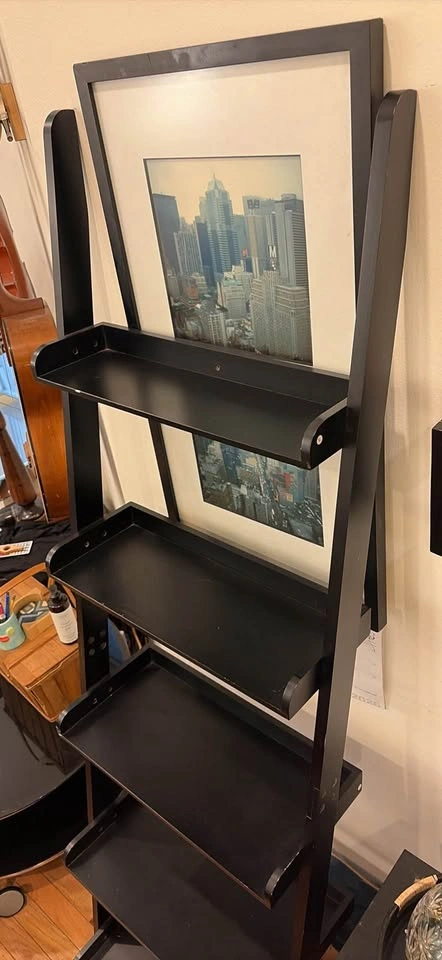 Black Wooden Book Shelf - photo 3
