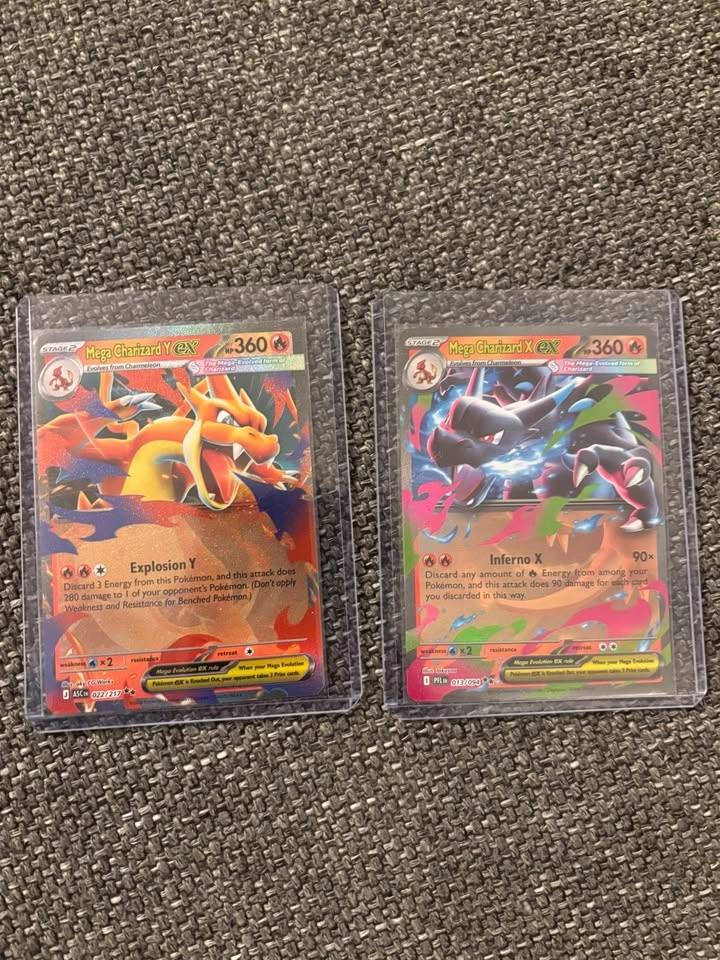 Mega Charizard X EX & Y EX (#13 & #22) Ascended Heroes!