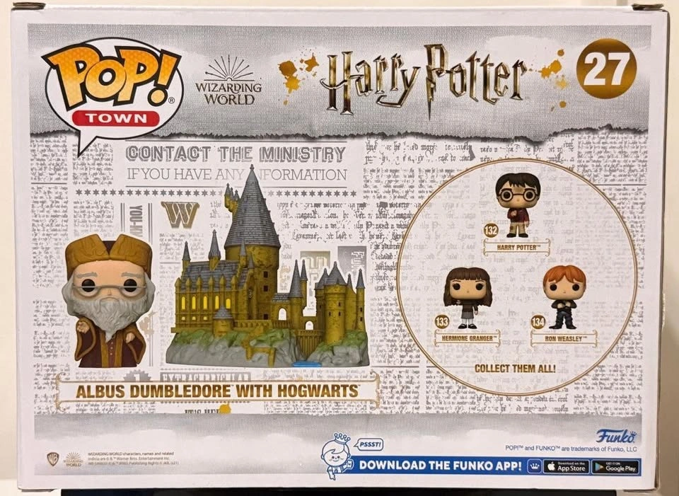 Albus Dumbledore with Hogwarts Harry Potter Vinyl Funko Pop TOWN - photo 3