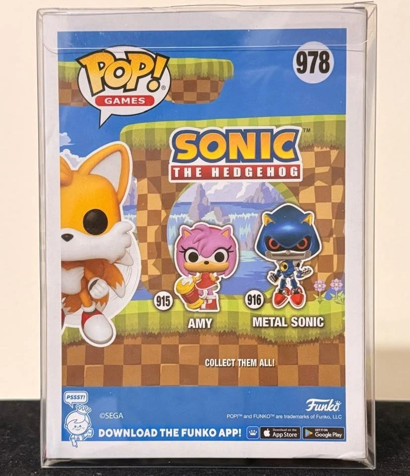 Tails CHASE Sonic The Hedgehog Vinyl Funko Pop #978 - photo 3