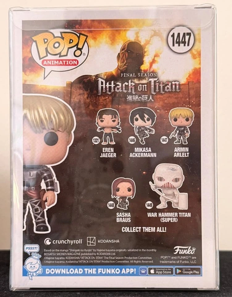 Armin Arlelt (Metallic) Attack on Titan Funko Pop #1447 - photo 4
