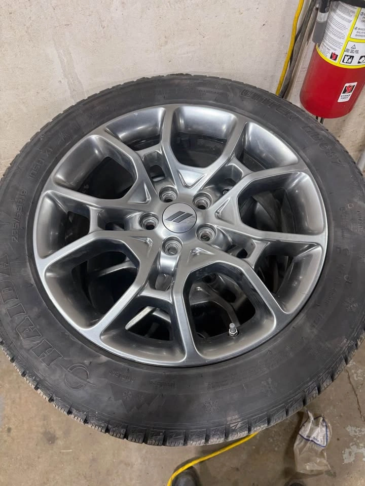OEM Dodge Charger Rims and Winter Tires 235/55R19
