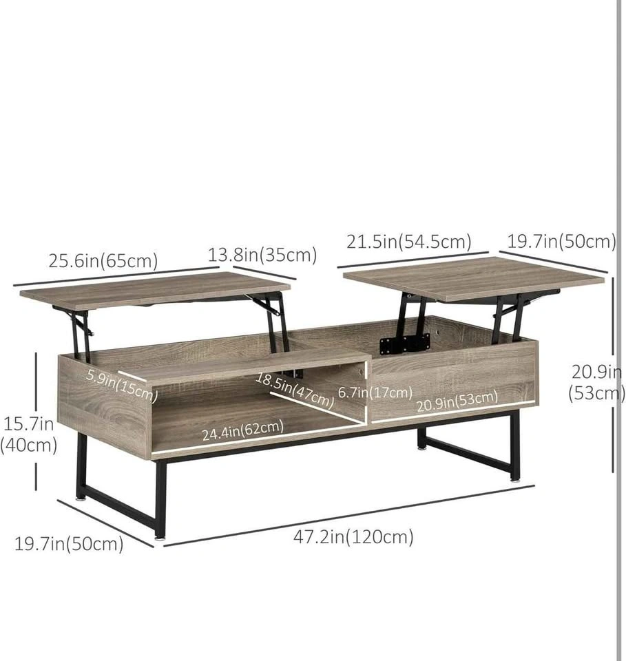 Lift Top Coffee Table - photo 3