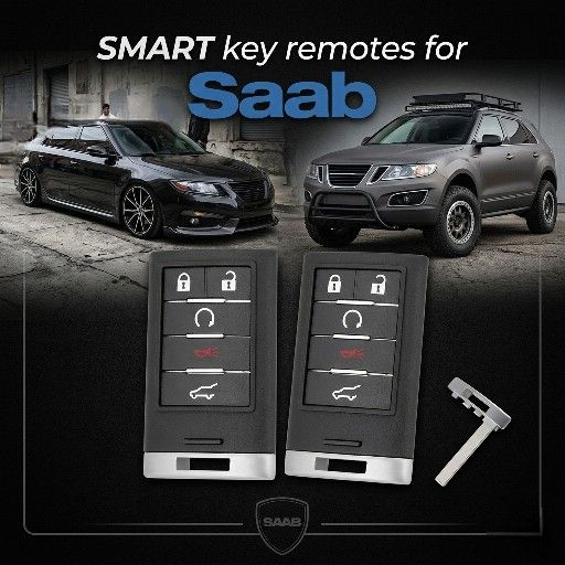 Saab & Cadillac Smart Key Fob Remote Keys