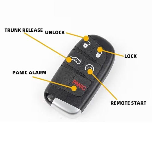 Key Fob Remote for Jeep, Chrysler & Dodge w/ Push-Start - photo 3