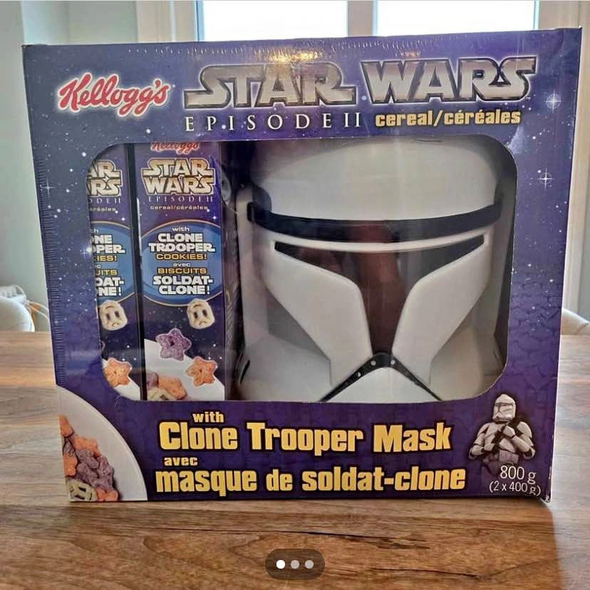 Collectors Star Wars Cereal with Trooper Mask