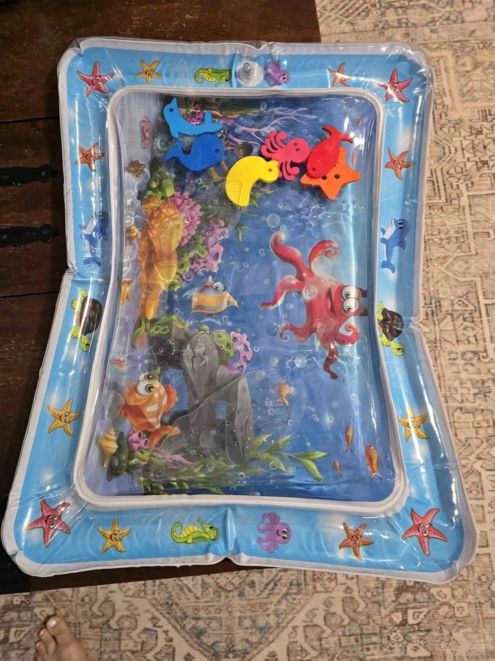 Baby Inflatable Tummy Time Water Mat Ocean Theme 🥕