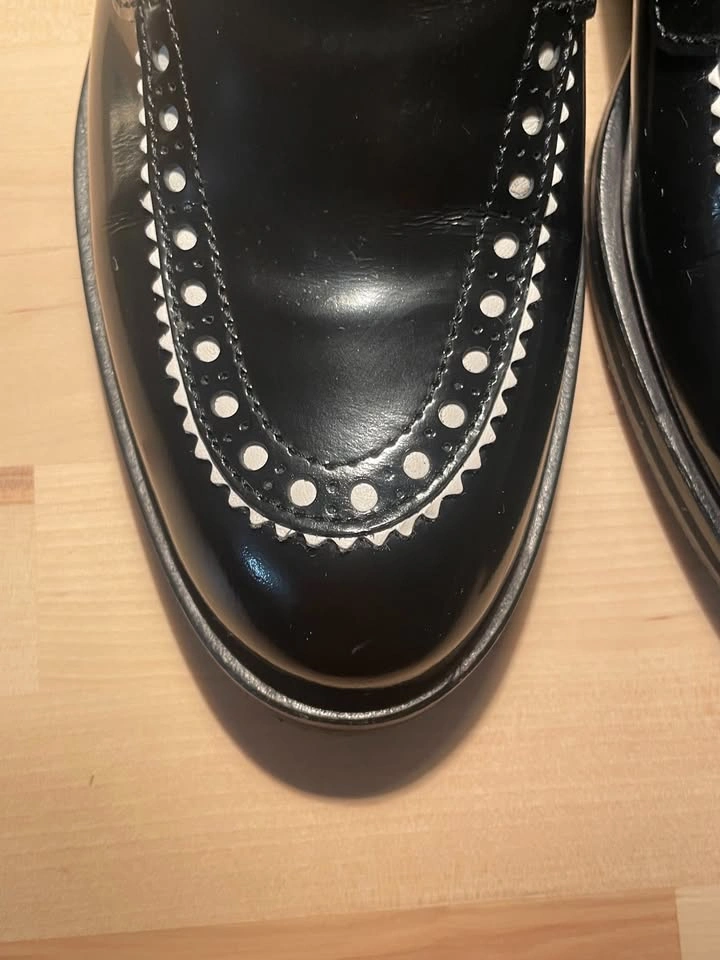 Black Patent Leather Davos Gomma Loafers - US 8 - photo 4