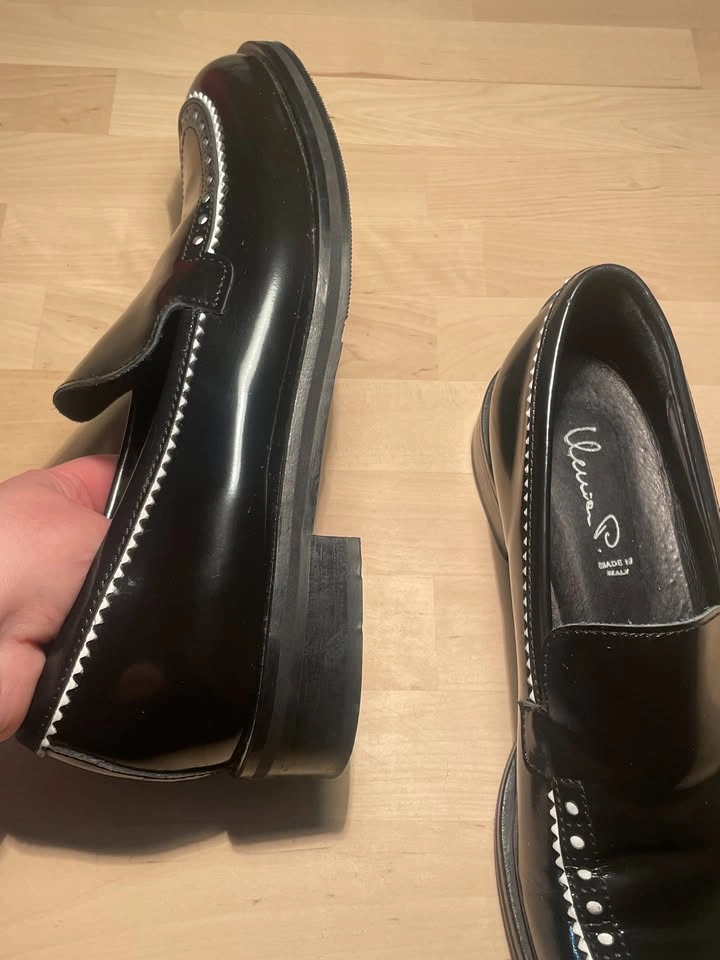 Black Patent Leather Davos Gomma Loafers - US 8 - photo 5