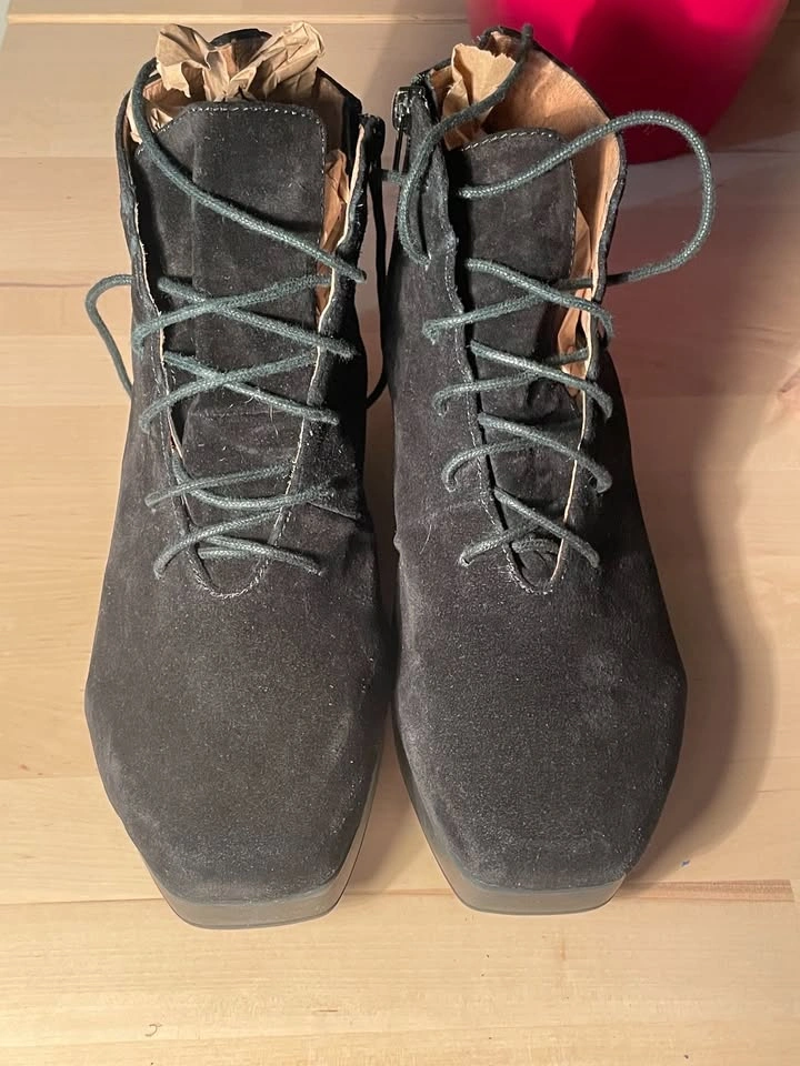 Jeffrey Campbell Suede Platform Boots, US 10 - photo 3
