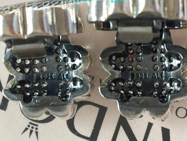 Pandora Petals of Love Clips Sparkling Clover Clear CZ - photo 2