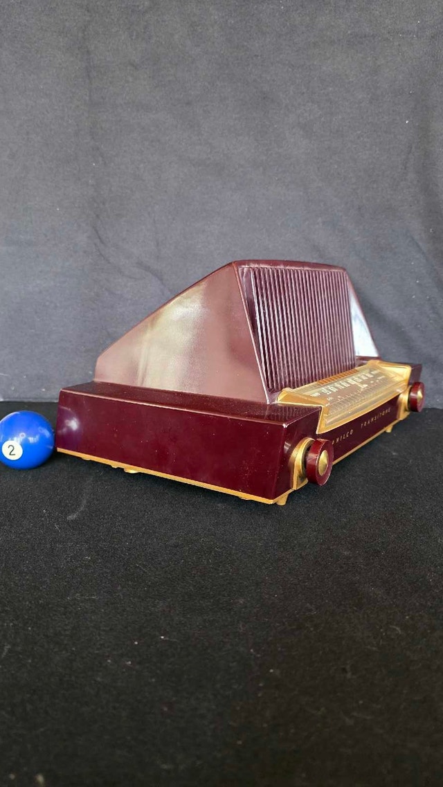 RARE 1952 MCM Philco Transitone Antique Tube Radio - photo 3