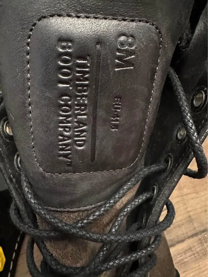 TIMBERLAND Tackhead Leather/Canvas Boots! Size 8M image indicator(3)