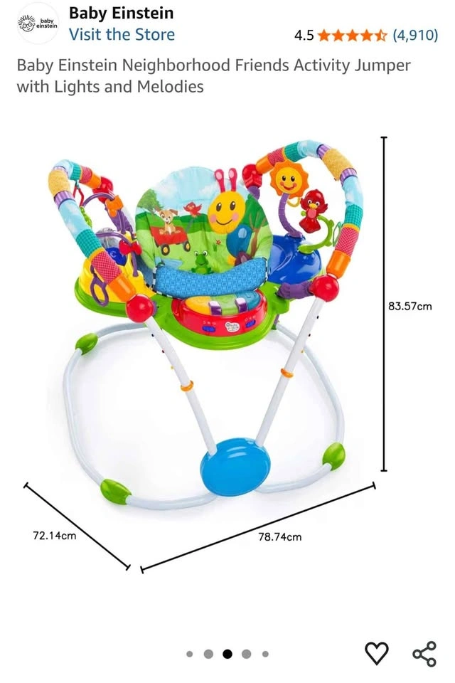Baby Einstein Neighborhood Friends Activity Jumper - photo 2
