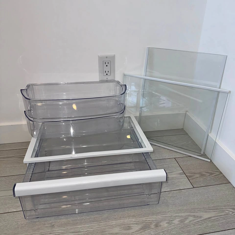 BUNDLE - Whirlpool Fridge Glass Shelves, Drawer & Door Bins - photo 2