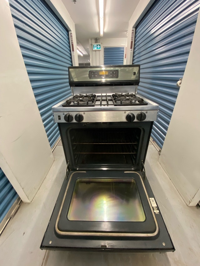 GE 30" Stainless Steel Gas Stove - 4 Burner - photo 5