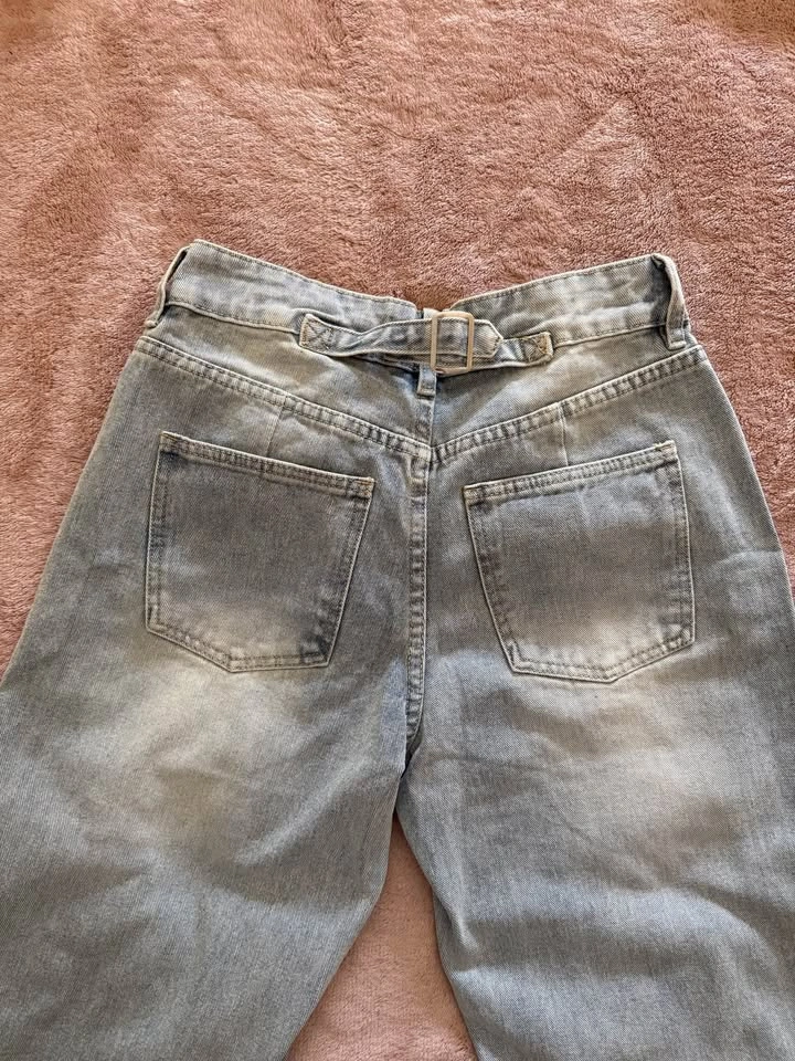 Fashion Nova Tall Peace Of Mind Tinted Baggy Jeans - Light Wash - photo 5