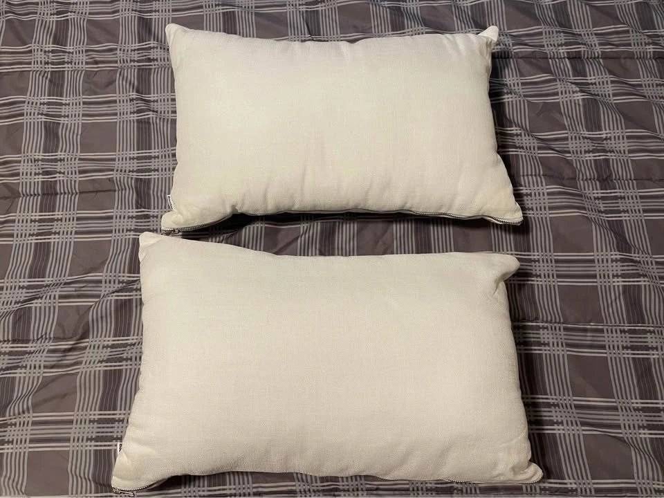 Set of 2 Bouclair Decorative Pillows – Off White - photo 2