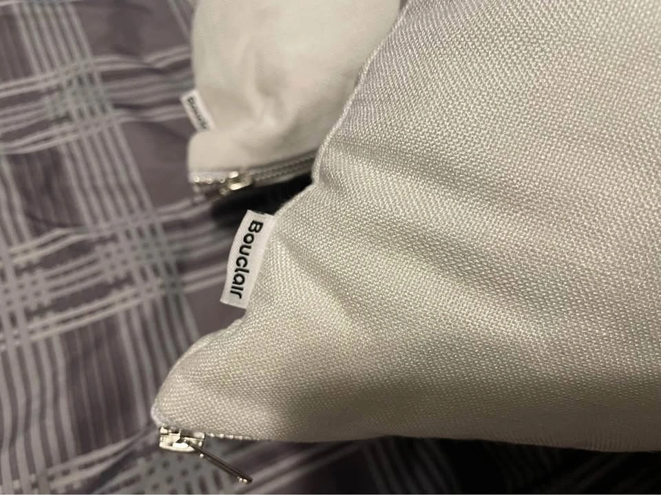 Set of 2 Bouclair Decorative Pillows – Off White - photo 3