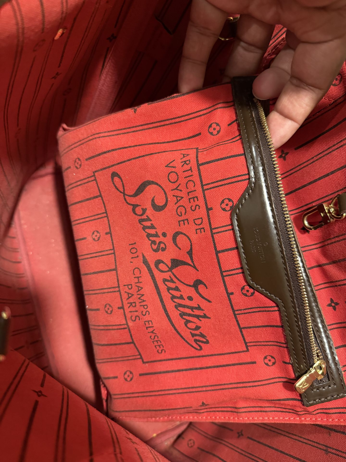 Used 2013 LV Neverfull MM Bag