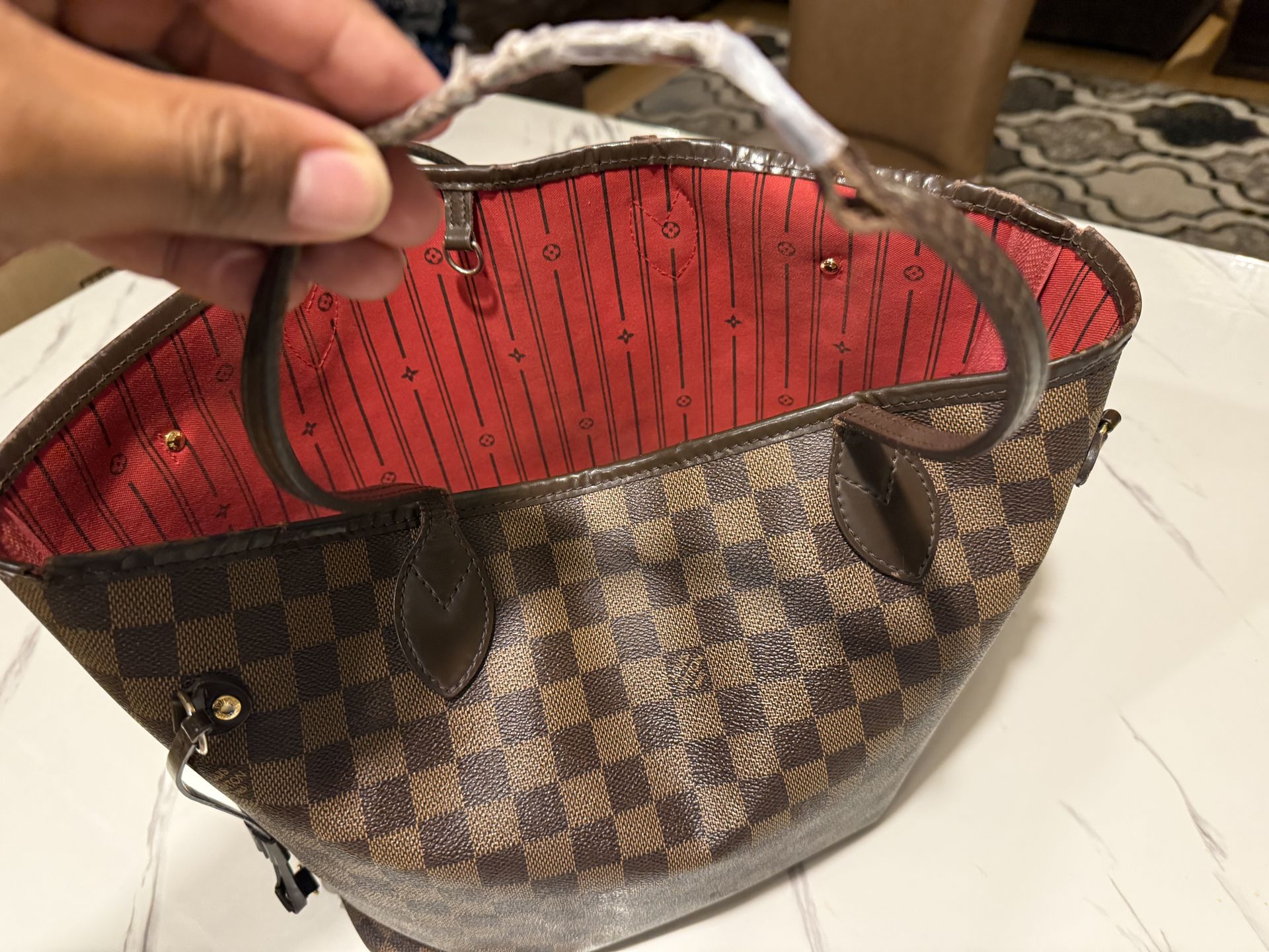Used 2013 LV Neverfull MM Bag - photo 3