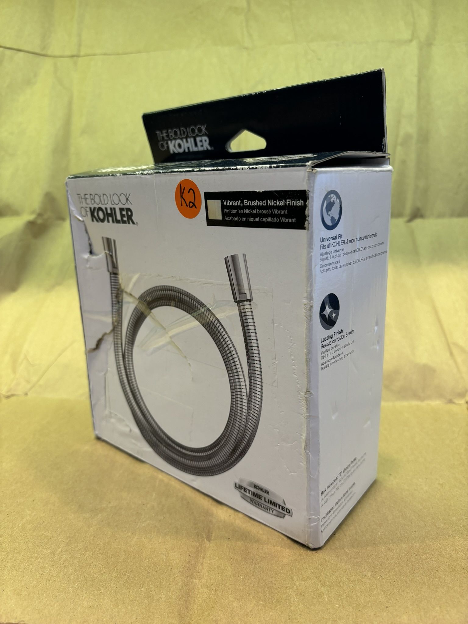 Kohler Awaken 72 inch Shower Hose. Brushed Nickel. 45981-BN - photo 2