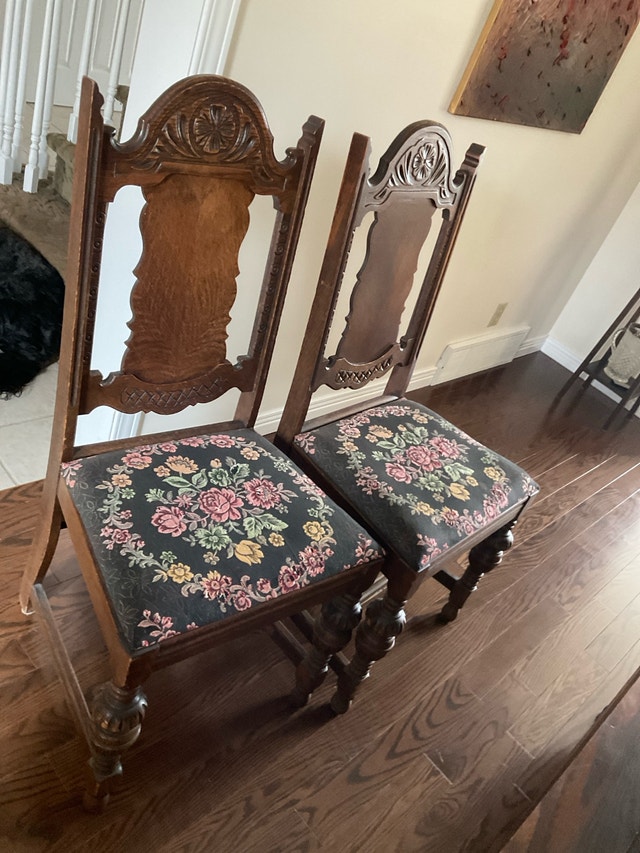 Antique Oak Dining Room Set - photo 5