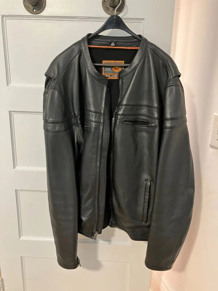 Men's Leather Motorcycle Jacket