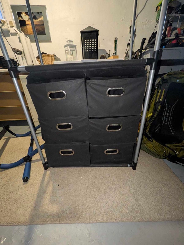 Cloth Drawers with rail for clothes hangers - photo 3
