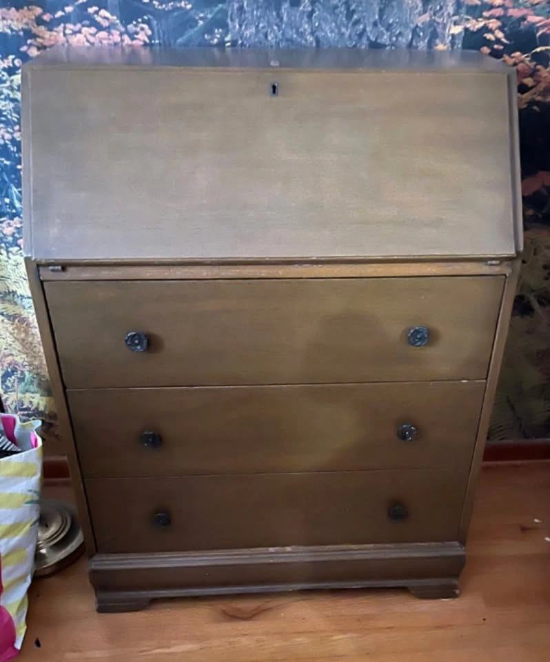 Vintage Wooden Secretary Desk/Dresser - photo 2