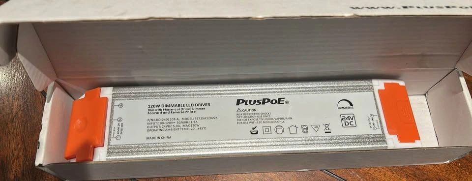 PlusPoe Dimmable LED Driver 120W - photo 2