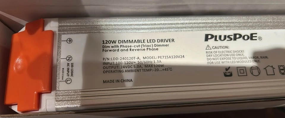PlusPoe Dimmable LED Driver 120W - photo 3