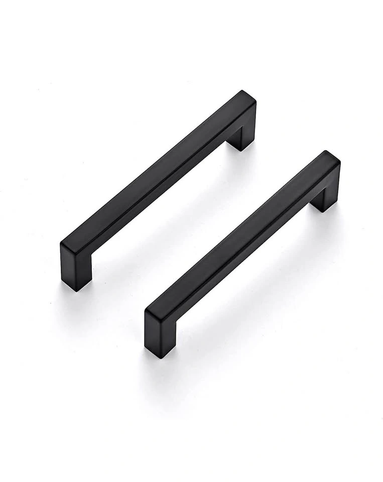 Ravinte Cabinet Hardware 14 Pack 4-1/2 Inch Square Handles Matte