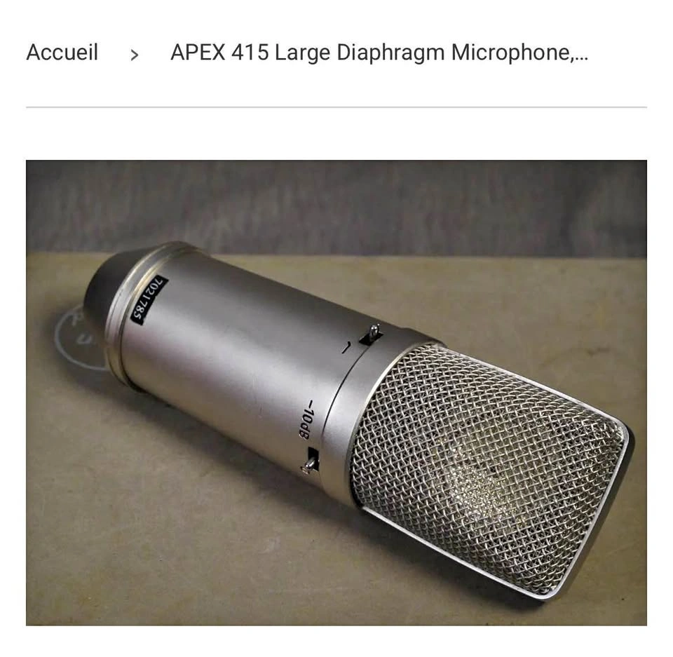 Apex 415 condenser Microphone
