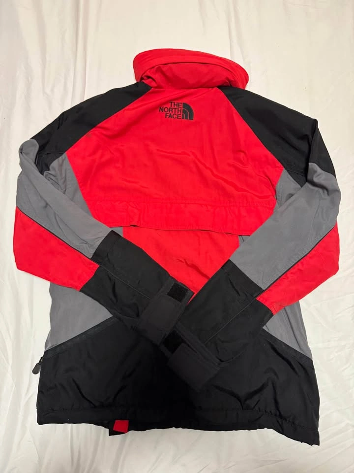 Vintage The North Face Steep Tech Red Grey Jacket - photo 2