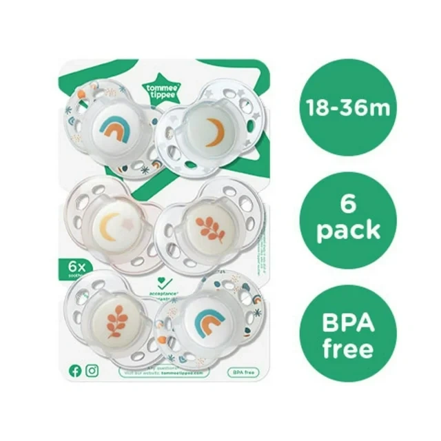 Tommee Tippee Glow Night Time Pacifiers (18-36m, 6 Count) - photo 4